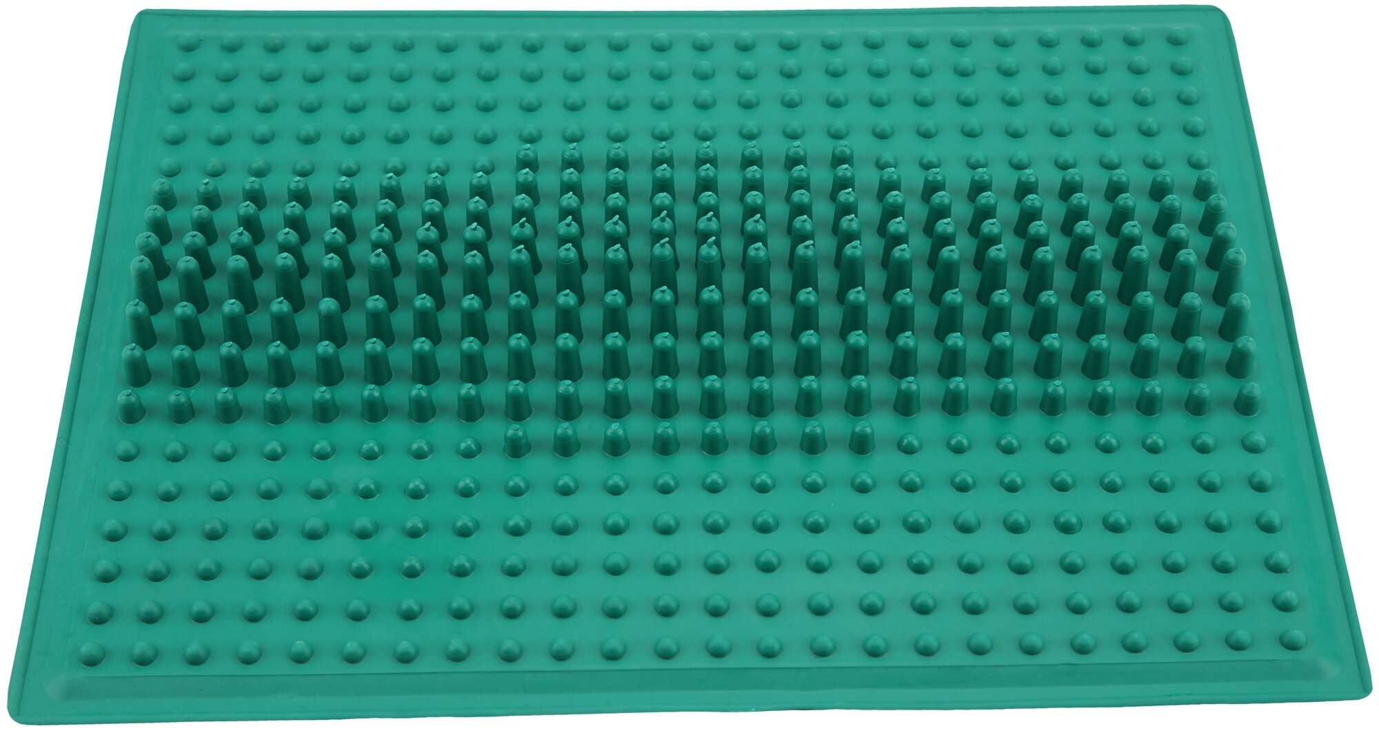 Коврик массажный Прямоугольный, 350х270мм, модель 1310 (зеленый), из силиконовой резины