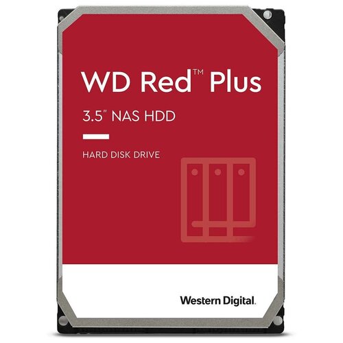 Western digital 12TB WD Red Plus WD120EFBX Serial ATA III 7200- rpm 256Mb 35 NAS Edition 4305000₽