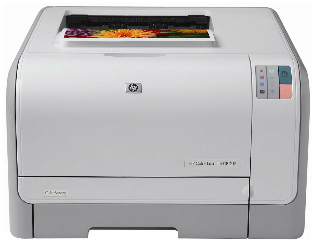 Принтер лазерный HP Color LaserJet CP1215, цветн., A4, белый