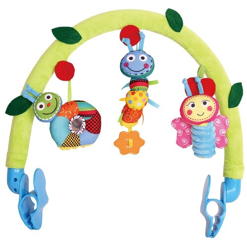 Дуга Biba Toys Счастливые Гусенички (BP143), зеленый развивающие игрушки biba toys важный слон