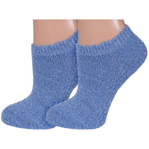 фото Женские носки брестский чулочный комбинат, вязаные, размер 23, синий