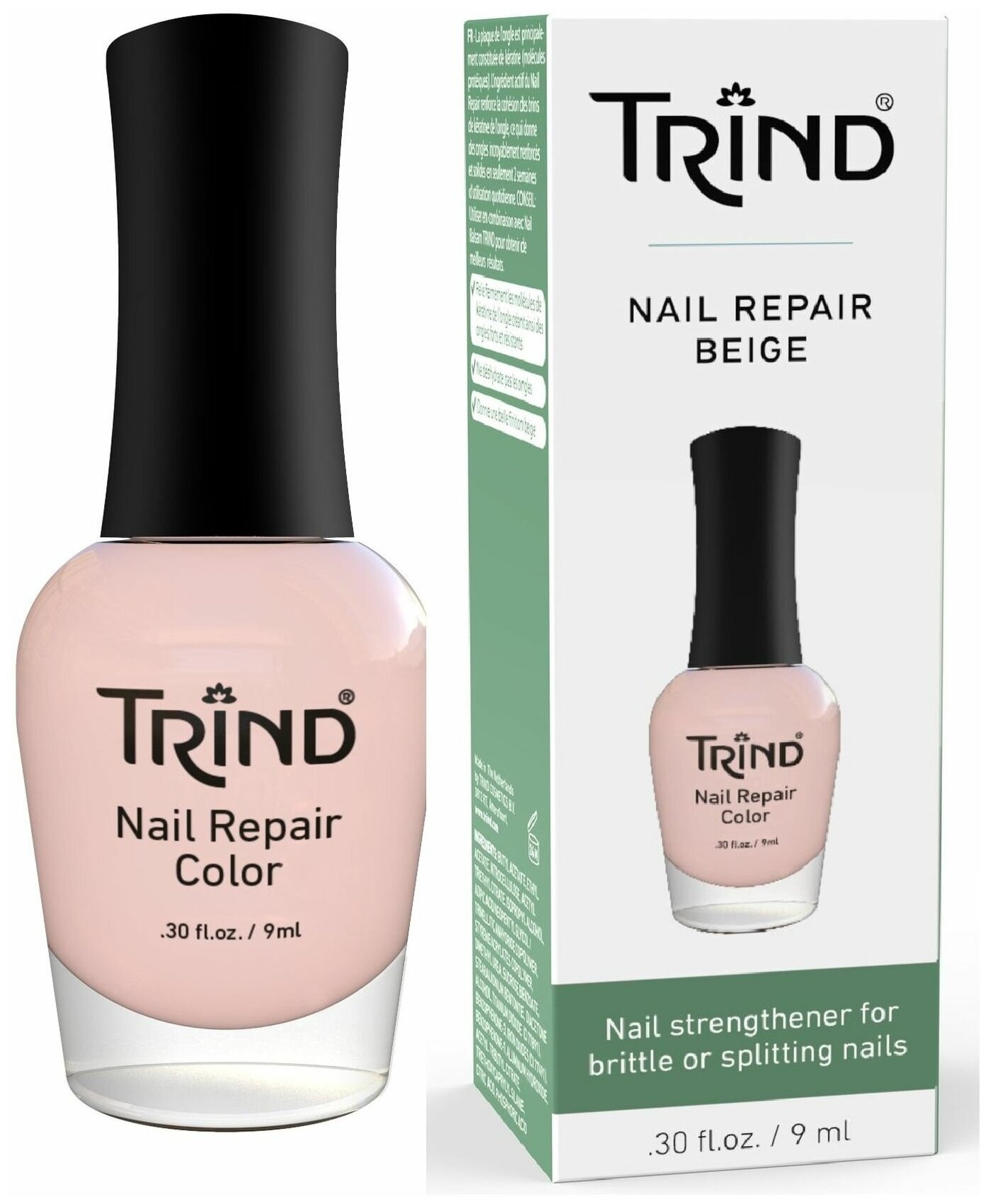 Trind Nail Repair Beige - Тринд Укрепитель ногтей бежевый, 9 мл -