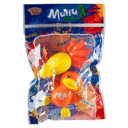 фото Набор из 2 пласт.заводных игрушек для воды, минимания, рас 13х5х18см, арт. м6328. yako