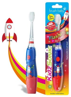 Brush-Baby KidzSonic звуковая зубная щетка Ракета от 3 лет