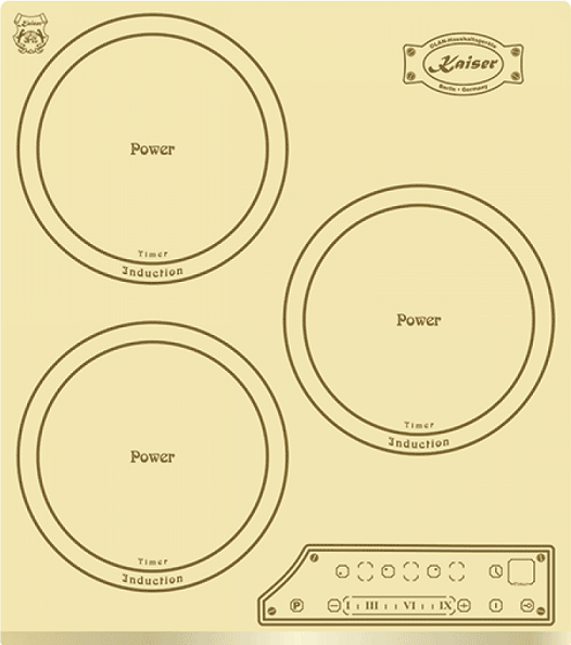 Индукционная варочная поверхность KAISER KCT 4795 FI ElfAD, бежевый