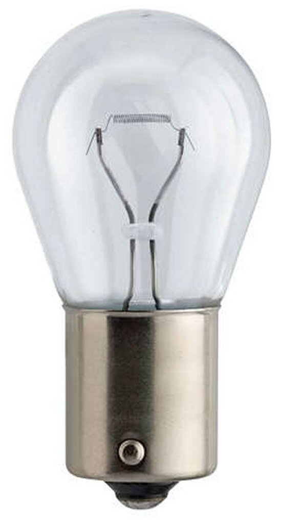 Лампа автомобильная Philips VisionPlus P21W (BA15s)+60% (бл. 2шт) 12V, 12498VPB2
