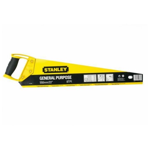 Ножовка по дереву STANLEY General Purpose 1-20-088 550 мм