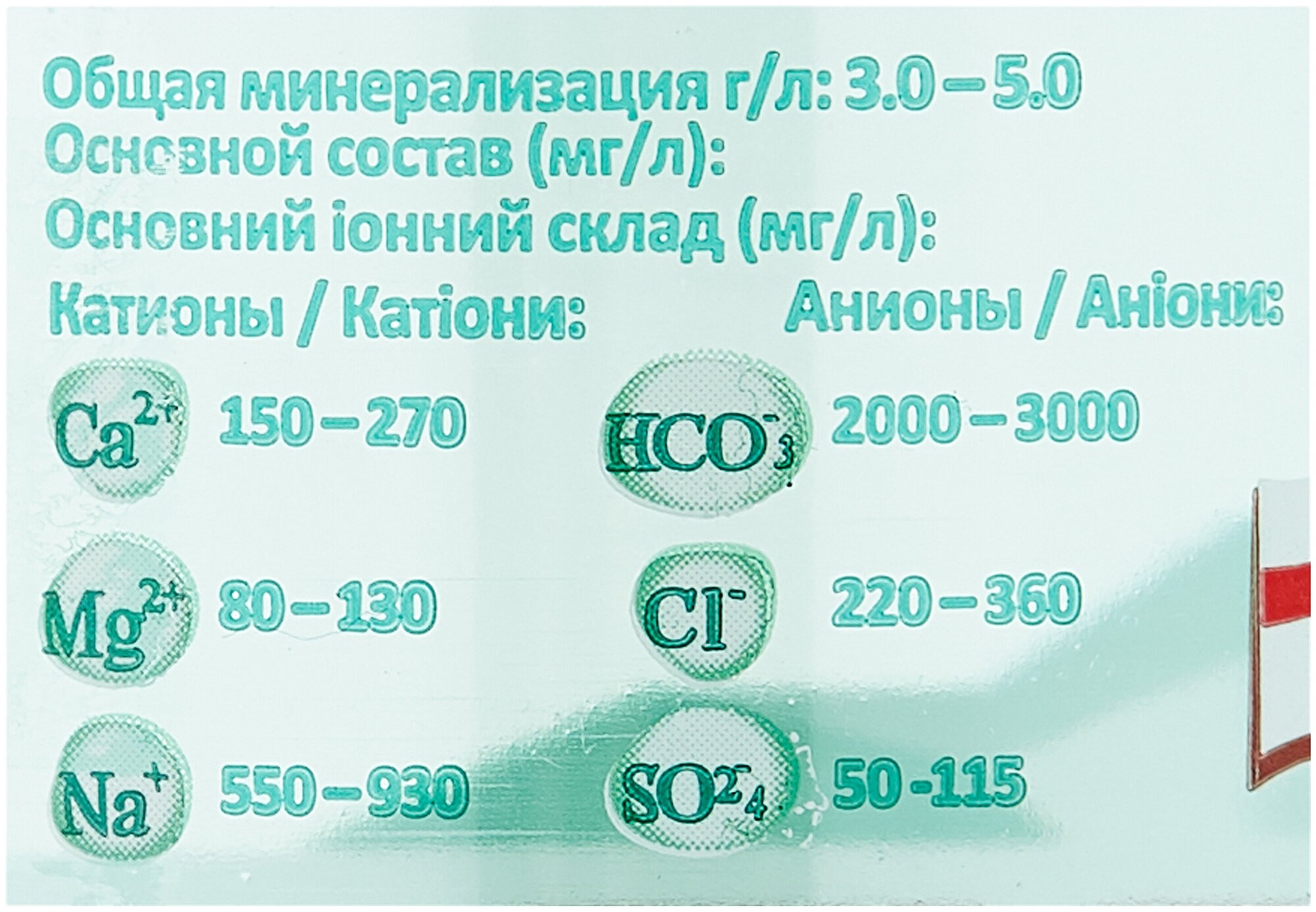 Sairme 1L PET, Минеральная 6шт - фотография № 4