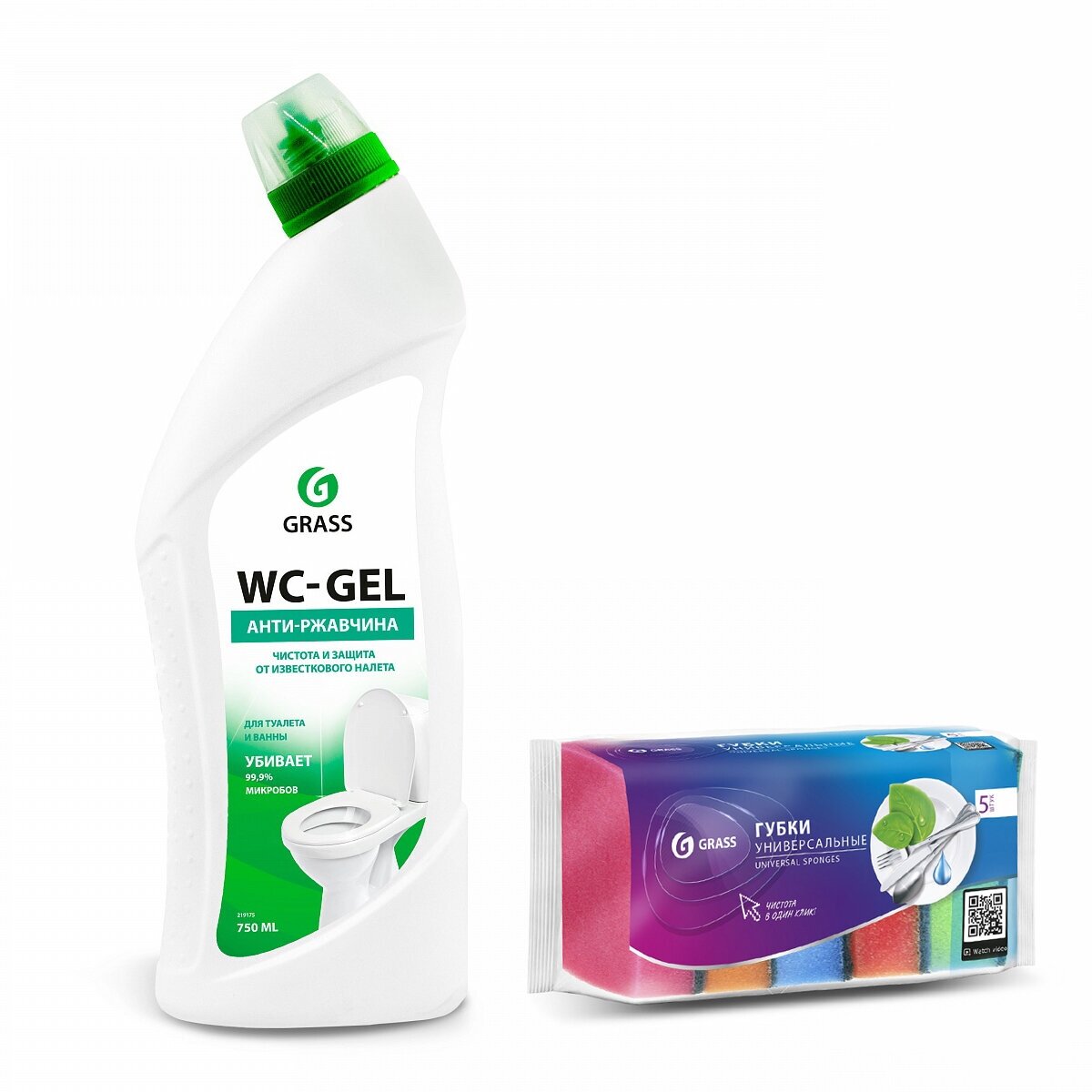 Grass гель для чистки сантехники WC-gel, 0.75 л, 2 шт. - фотография № 6