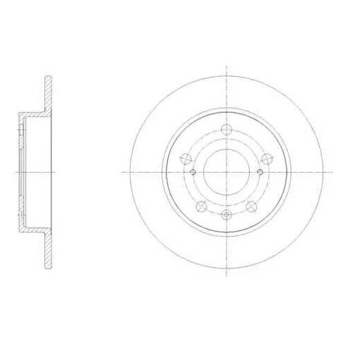 фото Тормозной диск roadhouse 61666.00 для suzuki kizashi, sx4, vitara road house