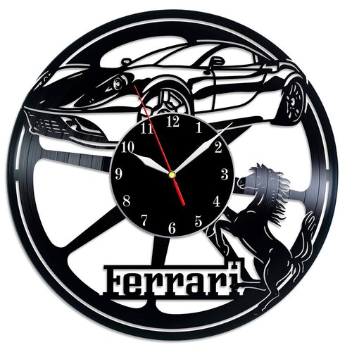 фото Часы из виниловой пластинки (c) vinyllab ferrari