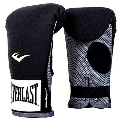 Снарядные перчатки Everlast Neoprene 4303 S/M черный/серый боксерские перчатки everlast снарядные protex2 черные s m