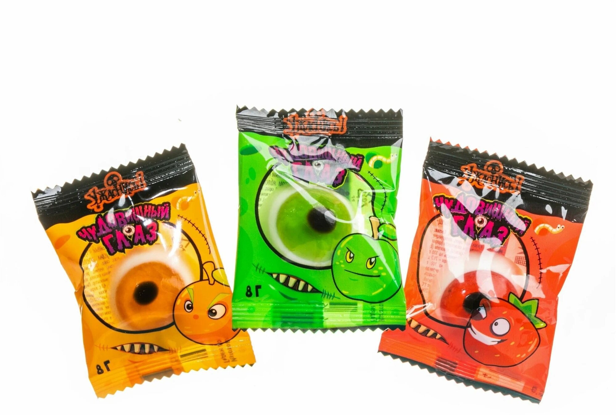 Мармелад жевательный Чудовищный глаз Fun Candy Lab, 50шт по 8г - фотография № 5