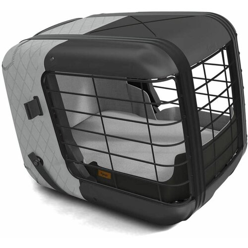Автобокс 4Pets CARee для собак и кошек 15 кг серый