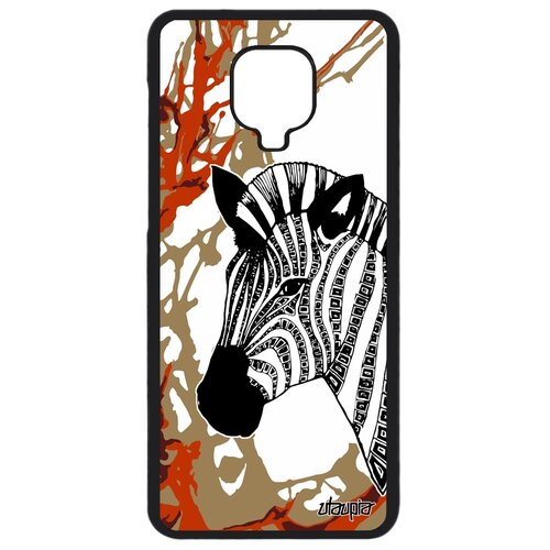 фото Чехол на телефон xiaomi redmi note 9s, "зебра" horse саванна utaupia
