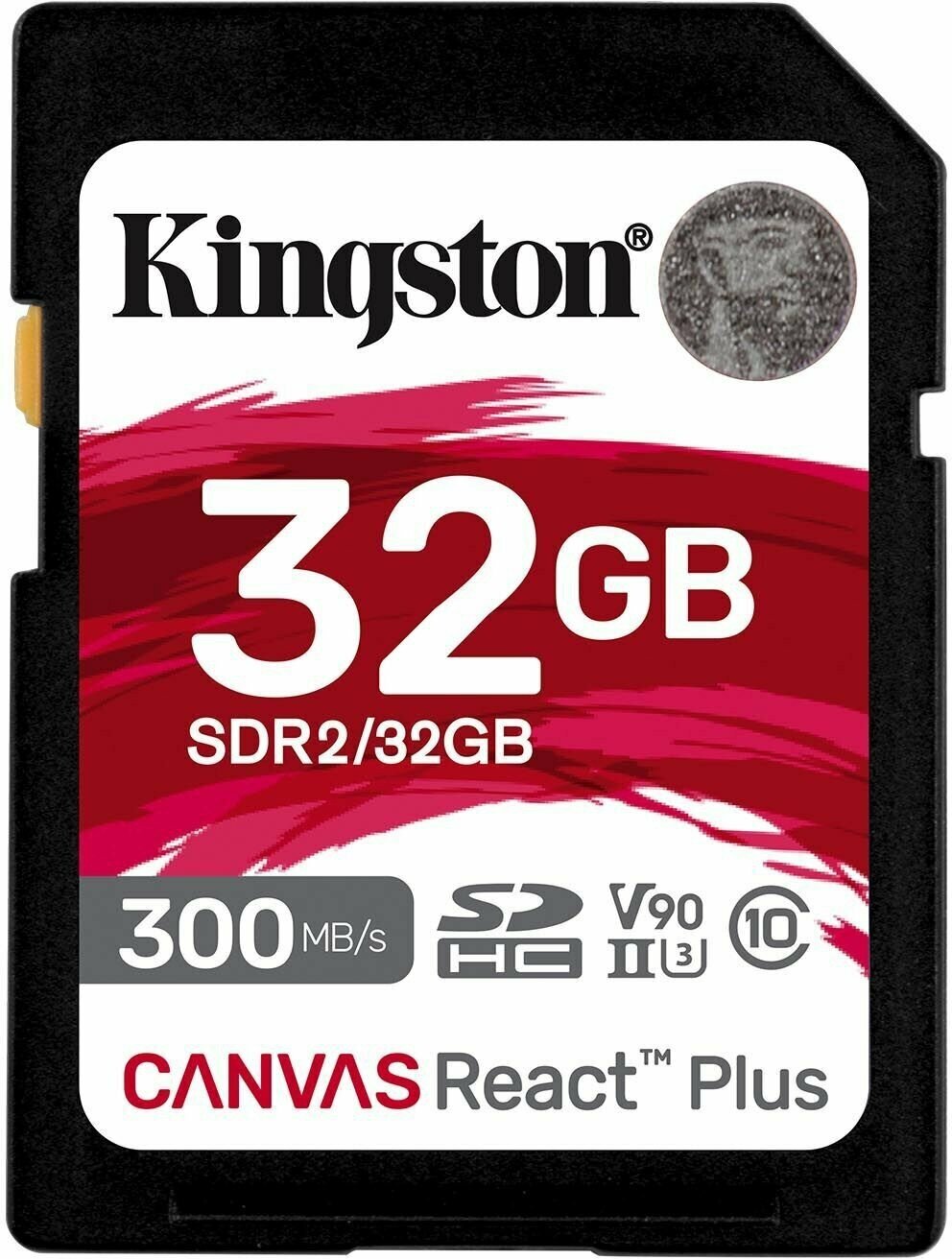 Карта памяти 32Gb SD Kingston Canvas React Plus (SDR2/32GB)