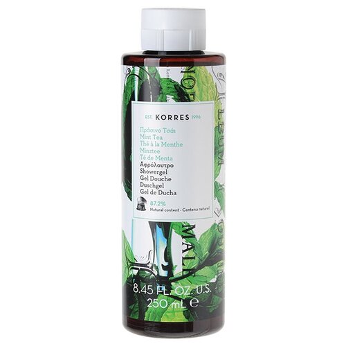 Гель для душа KORRES Mint tea, 250 мл korres korres white tea