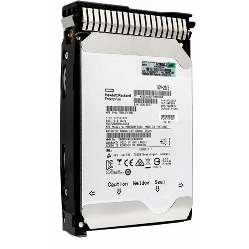 Жесткий диск HP MB6000FEDAU 6Tb 7200 SAS 3,5 HDD