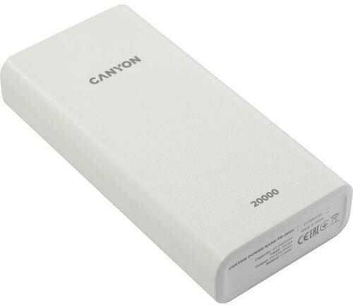Внешний аккумулятор Canyon Power Bank CNE-CPB2008W