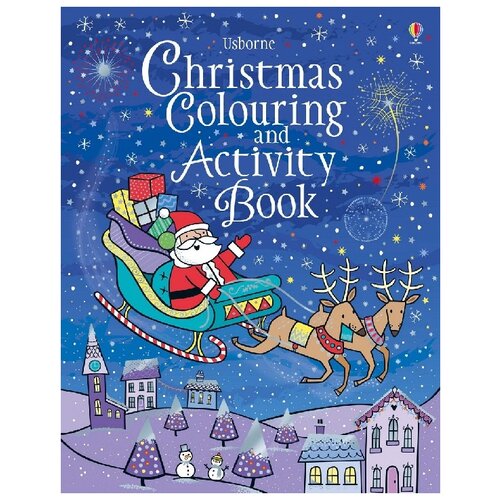 Usborne Раскраска Christmas Colouring and Activity Book