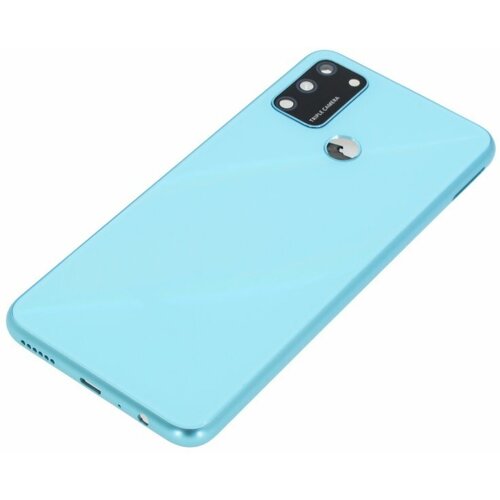 Задняя крышка для Huawei Honor 9A 4G (MOA-LX9N) голубой, AAA чехол панель накладка mypads для huawei honor 9a moa lx9n honor play 9a из качественного силикона с дизайном под кожу со стеклянной вставкой