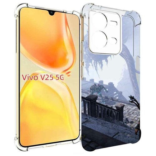 Чехол MyPads Divinity Original Sin II для Vivo V25 5G / V25e задняя-панель-накладка-бампер