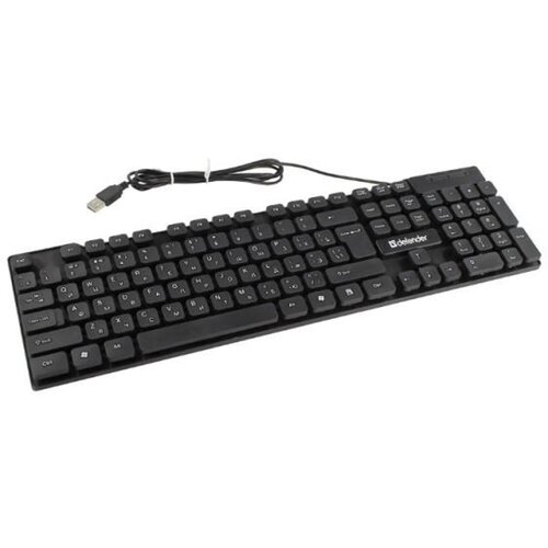 Клавиатура USB Defender Element HB-190 черная 45191recommended 72400₽