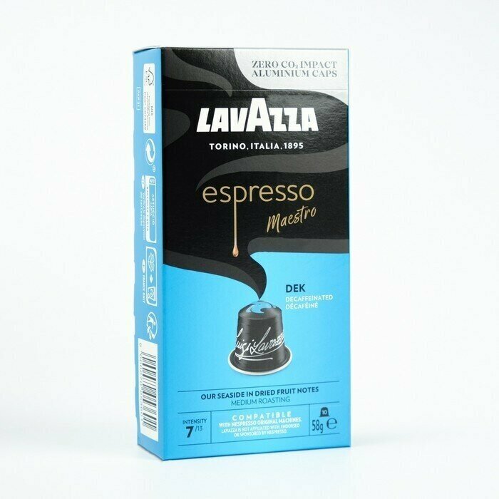 Кофе в капсулах Lavazza Espresso Maestro Dek, для Nespresso, 10 кап. в уп. - фотография № 8