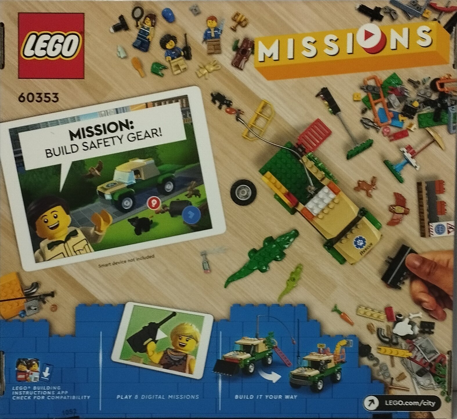 Конструктор Lego City Missions Wild Animal Rescue Missions [60353] - фото №14