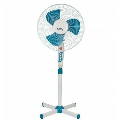 Rexant Климатическая техника DUX DX-1603 Вентилятор напольный с таймером 40 Вт белый синий выписывать кратно 2ШТ 174700₽