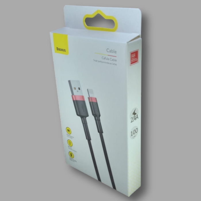 Кабель Baseus Cafule USB - Lightning 24А (CALKLF)