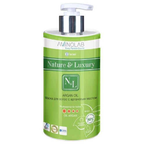 Nature & Luxury Маска для волос с аргановым маслом, 460 мл, 6 уп.