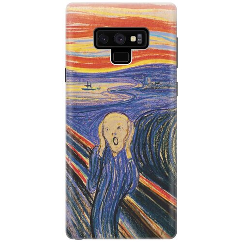 фото Cиликоновый чехол на samsung galaxy note 9 / самсунг ноут 9 с принтом "крик" gosso