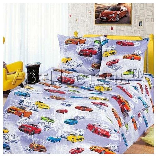 фото Постельное белье автомир 1,5 спальный артпостель