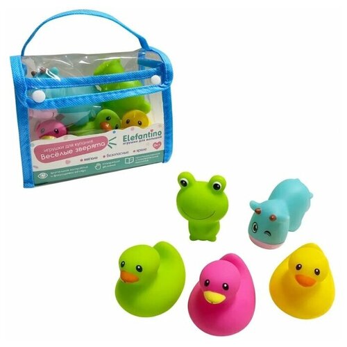 фото Детский набор игрушек для купания животные play smart