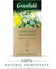 Чайный напиток травяной Greenfield Camomile Meadow в пакетиках, 25 пак.