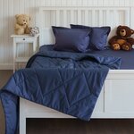 Комплект постельного белья La Prima постельное бельё сатин С одеялом 2 наволочки морская глубина, размер 140 х 205 см - изображение