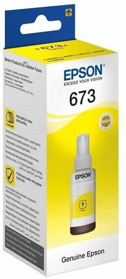 Чернила для заправки картриджа EPSON T6734 Yellow Ink Bottle