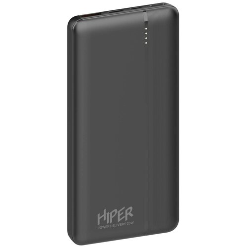 Внешний аккумулятор Hiper MX Pro 10000 10000mAh 3A QC PD 1xUSB черный (MX PRO 10000 BLACK)
