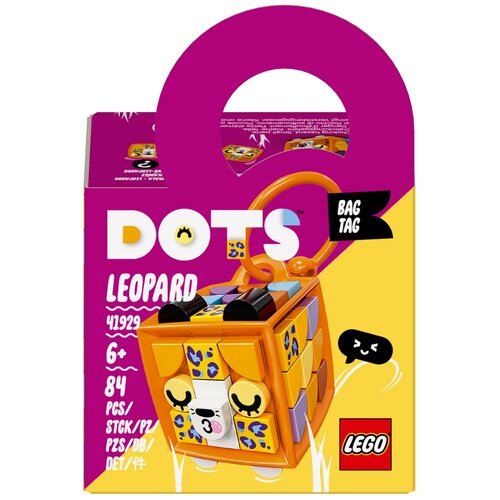 Конструктор LEGO Dots Брелок Леопард 41929