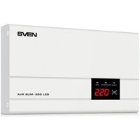 Стабилизатор напряжения SVEN AVR SLIM -500 LCD