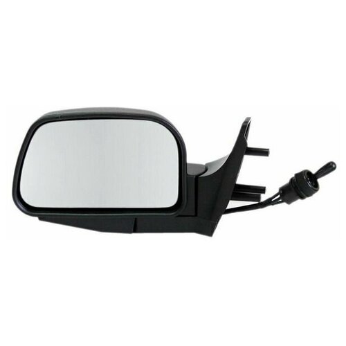 Зеркало боковое левое ВАЗ 2108-2115 модель Т-9 Б с тросовым приводом регулировки, с плоским противоослепляющим отражателем нейтрального тона. Без Обогрева.