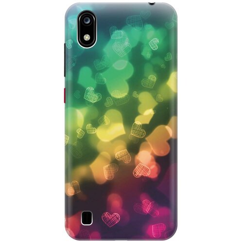 фото Re:pa накладка transparent для zte blade a7 2019 с принтом "сердечки"