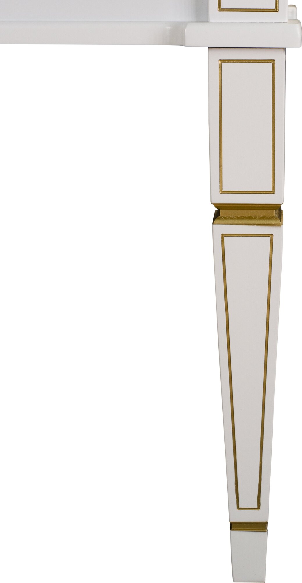 Тумба Мебелик Васко В 118Н, ШхГхВ: 54х42х64 см, цвет: белый ясень/золото Hoff - фото №12