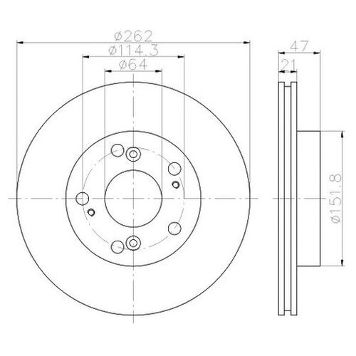 фото Тормозной диск textar 92175803 для honda civic ix,vii,viii, cr-z, integra