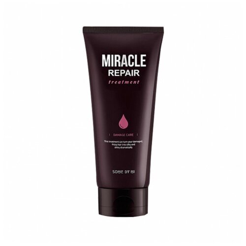 Some By Mi Miracle Repair Treatment Восстанавливающая маска для волос, 270 г, 180 мл, туба маска для волос восстанавливающая some by mi miracle repair 180 мл