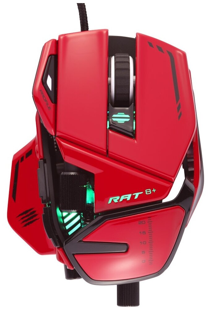 Мышь Mad Catz R.a.t. 8+ красный