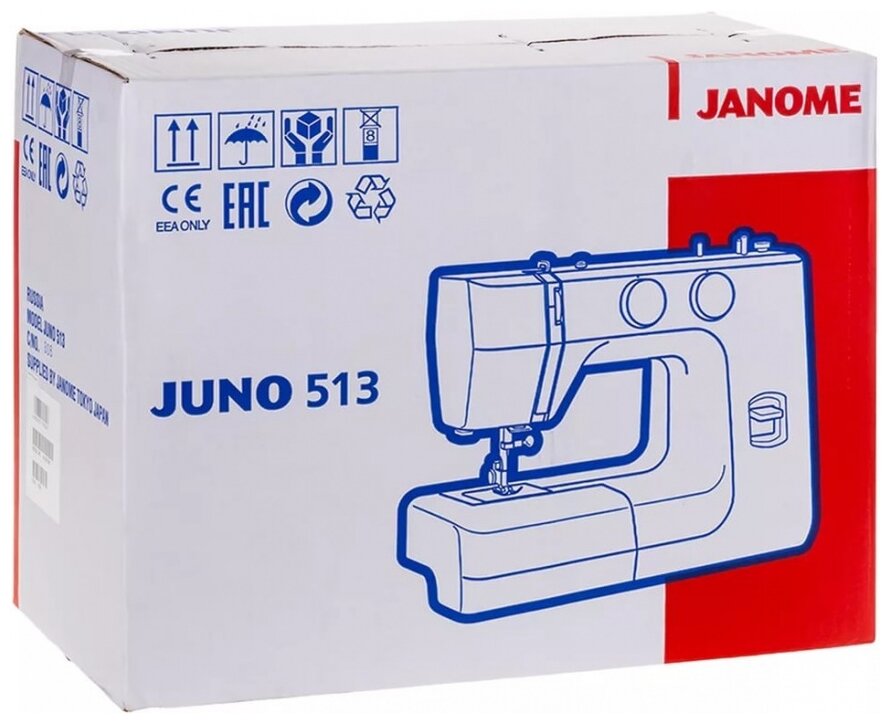 Швейная машина JANOME Juno 513 - фотография № 9