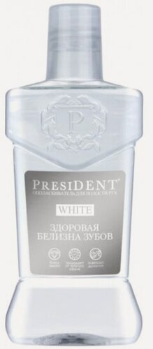 Изображение товара Ополаскиватель для полости рта President White Здоровая белизна, 250 мл