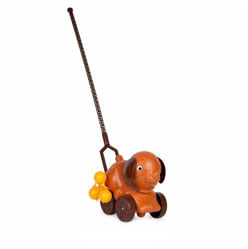 Каталка-игрушка Росигрушка Барбос, 9276, коричневый